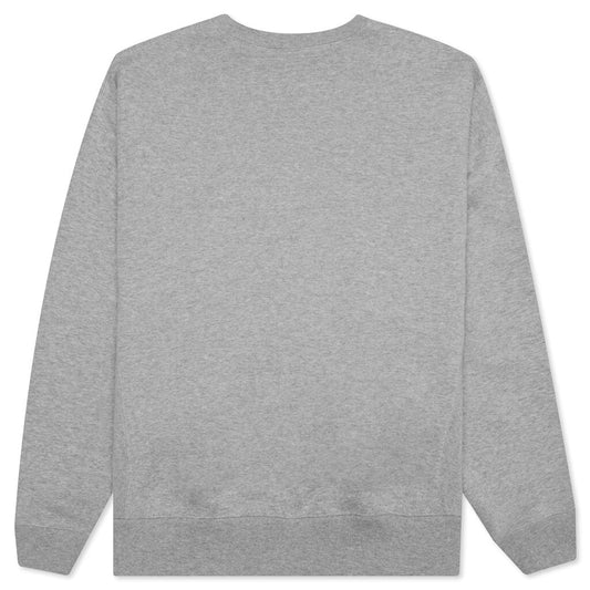 College CO L/S Crewneck - Grey