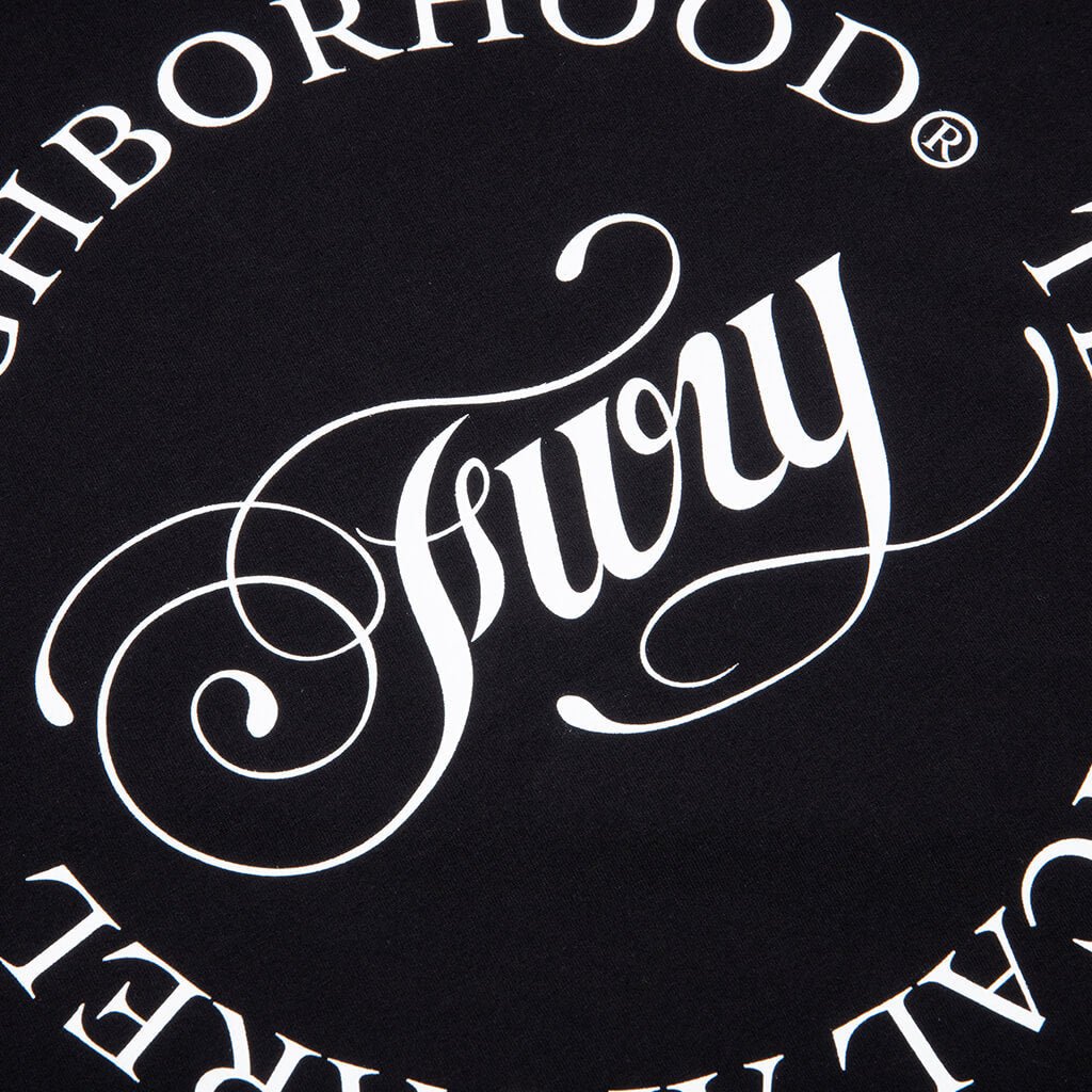 Fury S/S C-Tee - Black/White