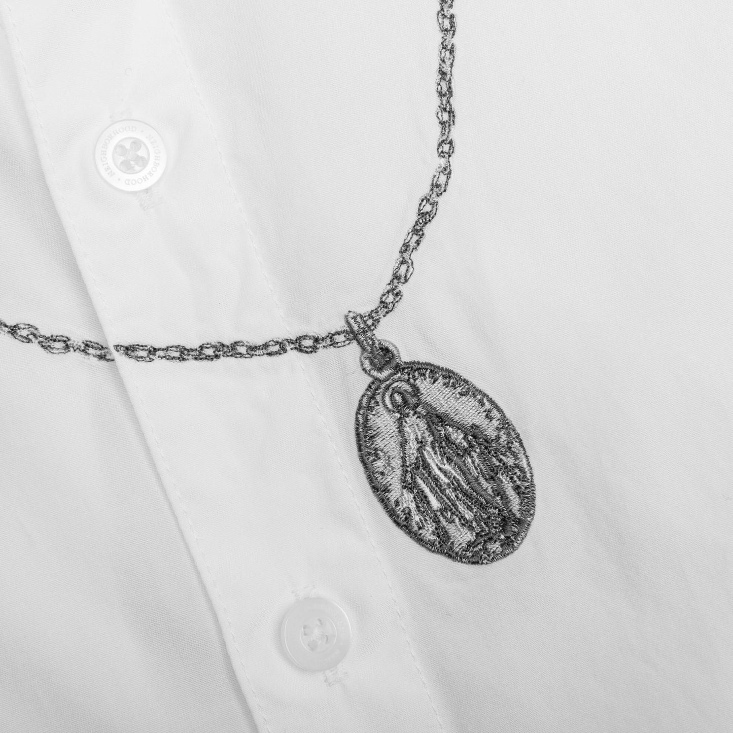 Medal SH L/S CO Shirts - White
