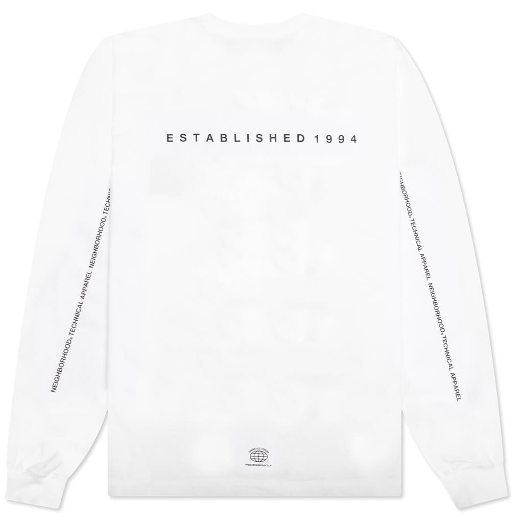NH-4 L/S Tee - White
