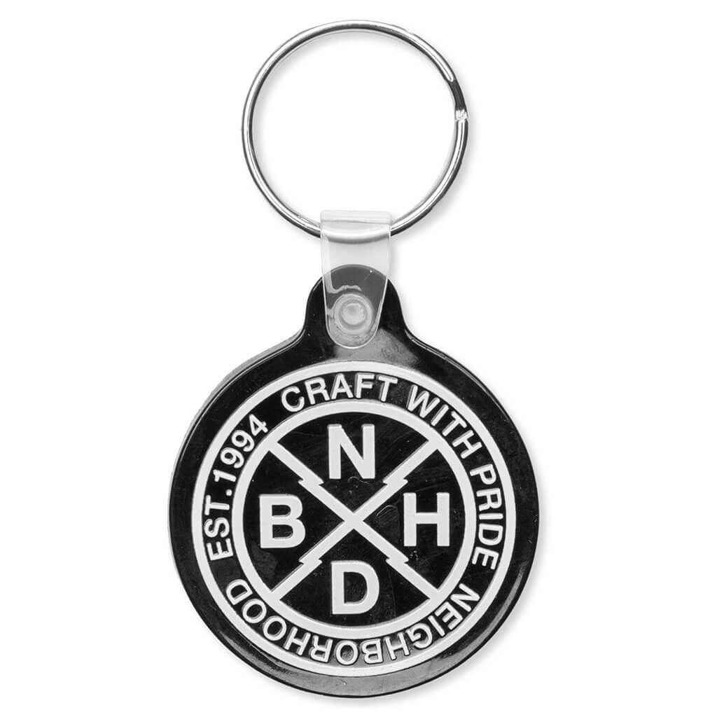 Rounded . Key Holder - Black
