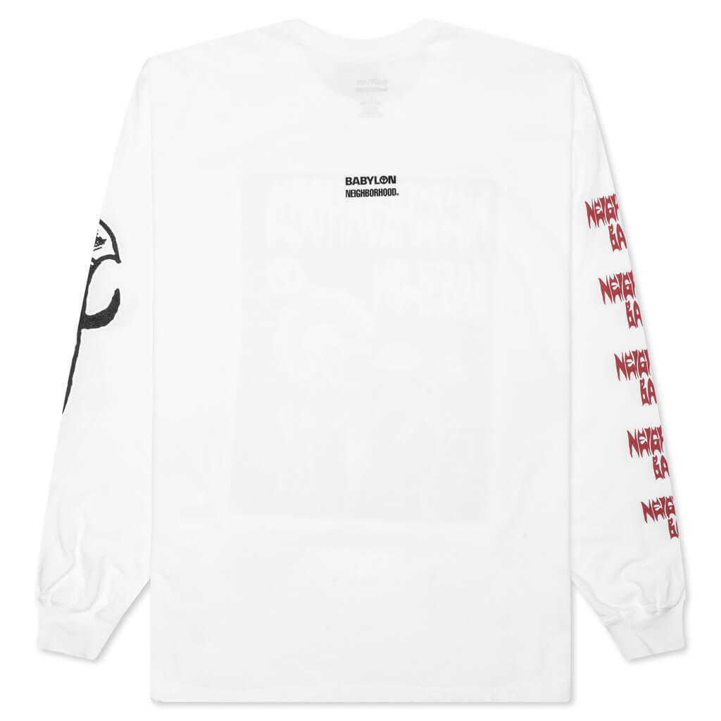Neighborhood x Babylon Tee LS-3 - White
