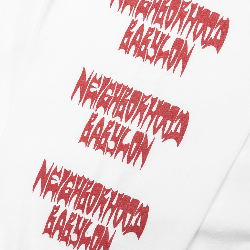 Neighborhood x Babylon Tee LS-3 - White