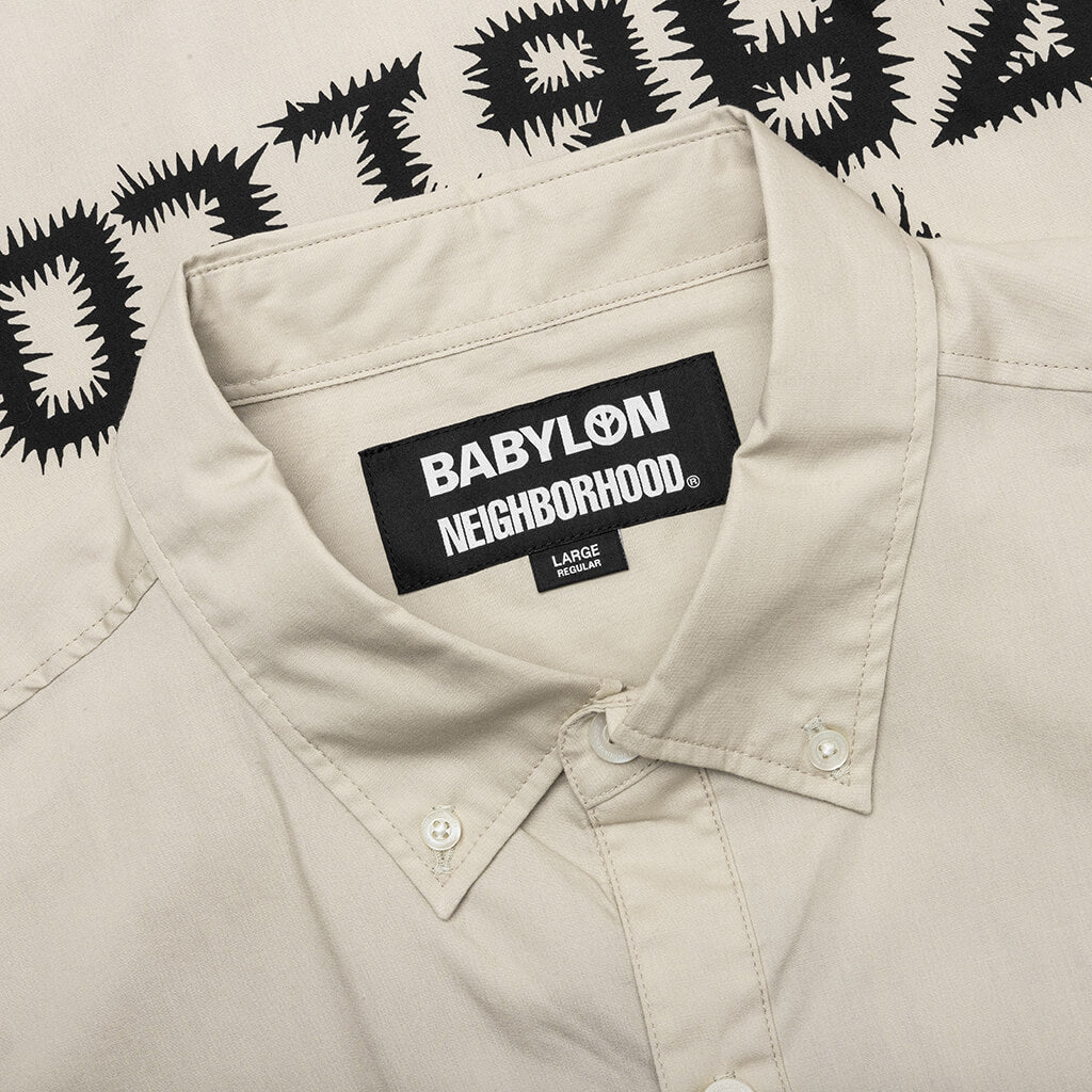 Neighborhood x Babylon BD Shirt SS-1 - Beige