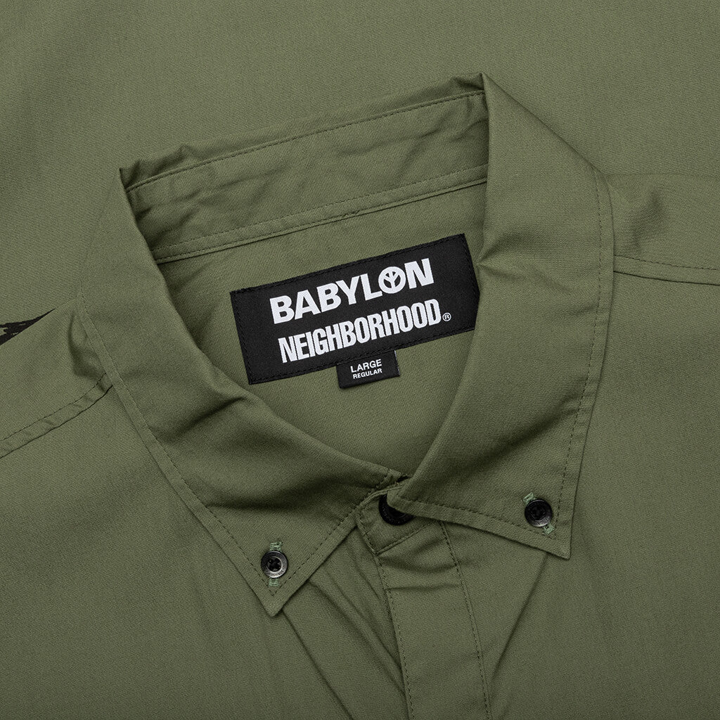 Neighborhood x Babylon BD Shirt SS-2 - Olive Drab