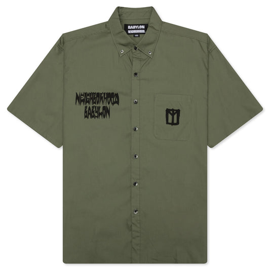 Neighborhood x Babylon BD Shirt SS-2 - Olive Drab