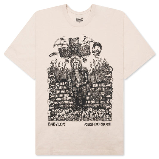 Neighborhood x Babylon Tee SS-1 - Beige