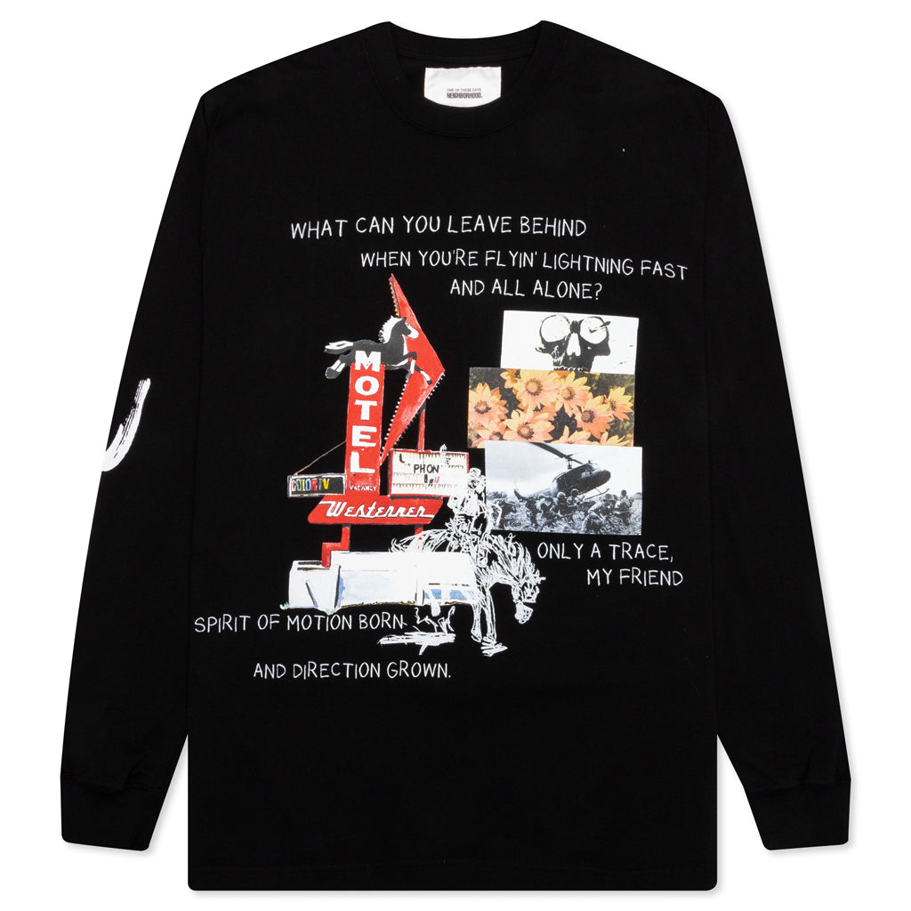 Neighborhood x One Of These Days 1 L/S C-Crew - Black