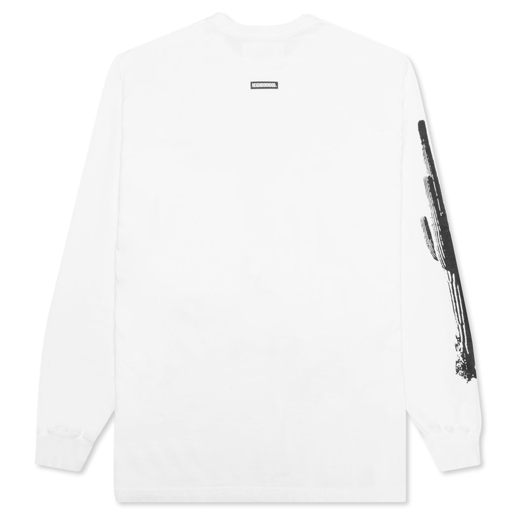 Neighborhood x One Of These Days 1 L/S C-Crew - White