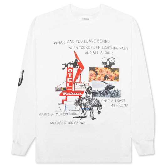 Neighborhood x One Of These Days 1 L/S C-Crew - White