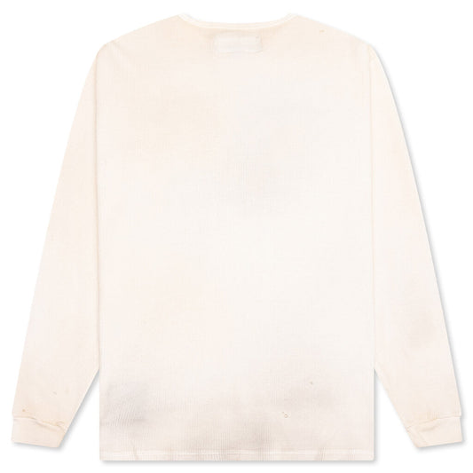 Neighborhood x One Of These Days Waffle Fabric L/S Crewneck - White