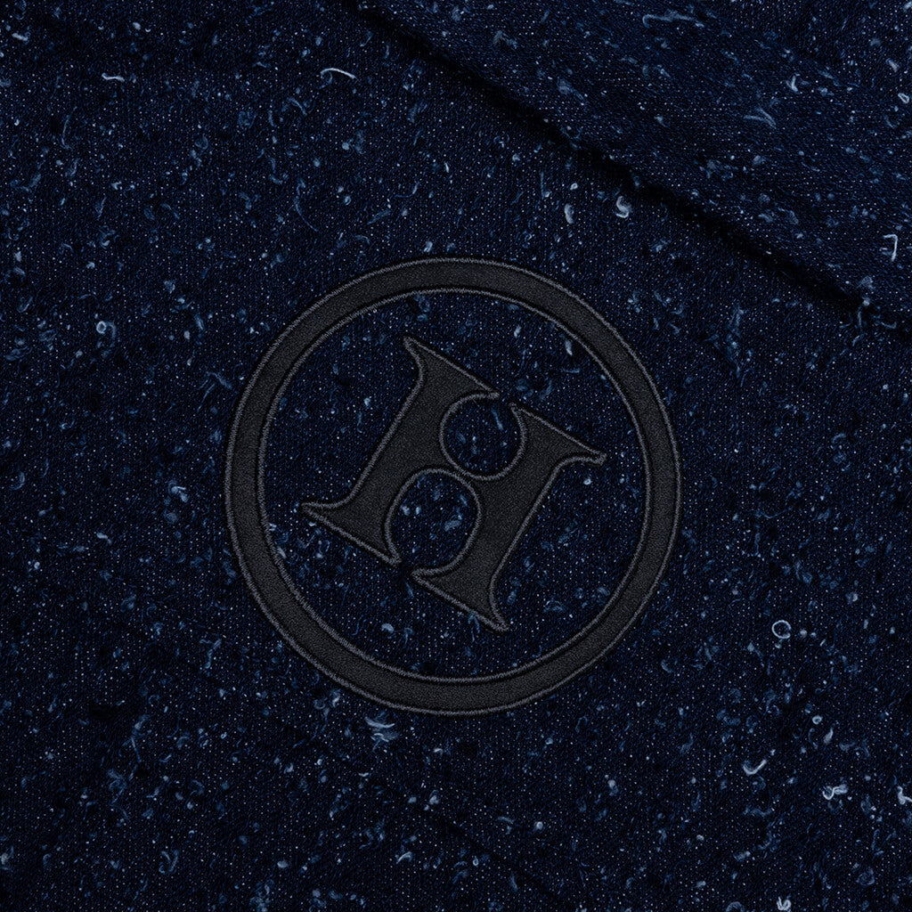 Nep Yarn Chacket - Navy