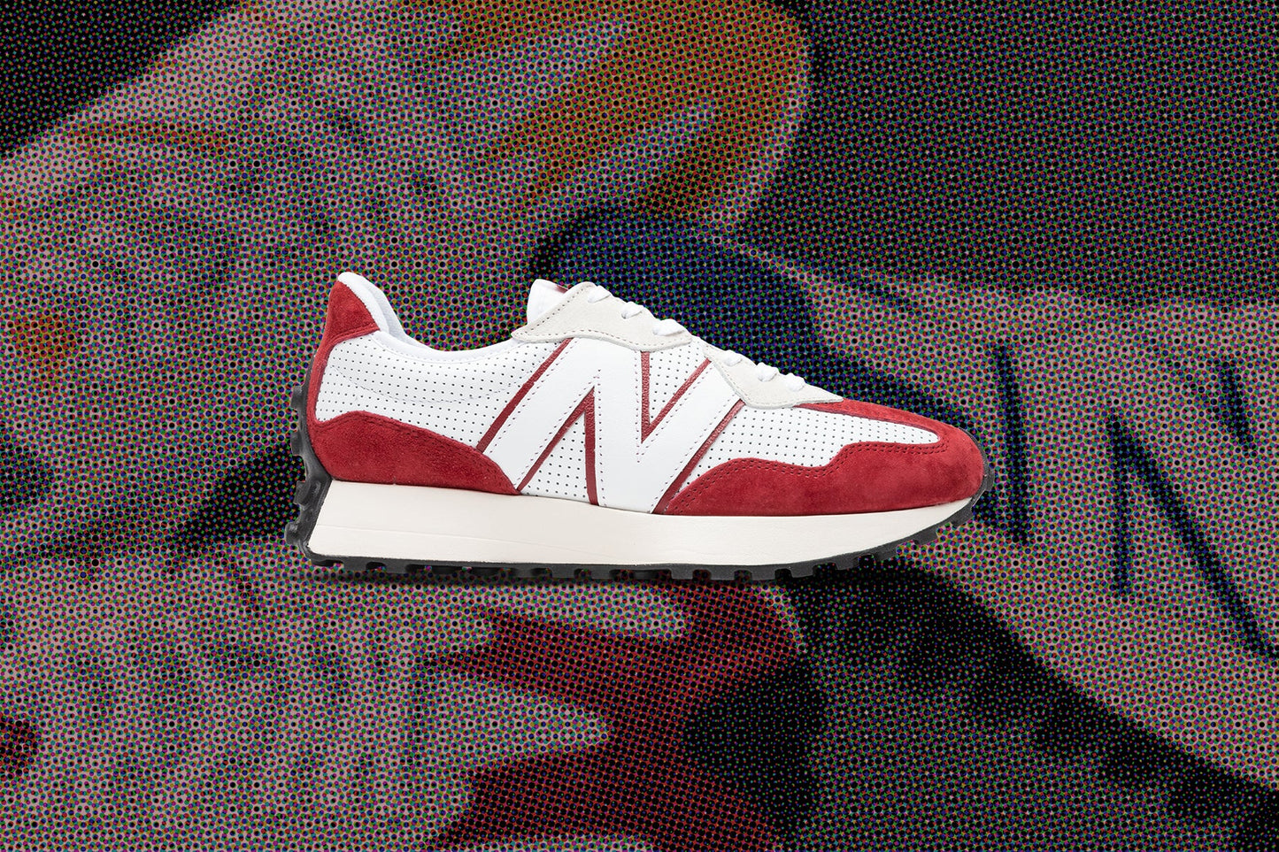 327 - White/Scarlet
