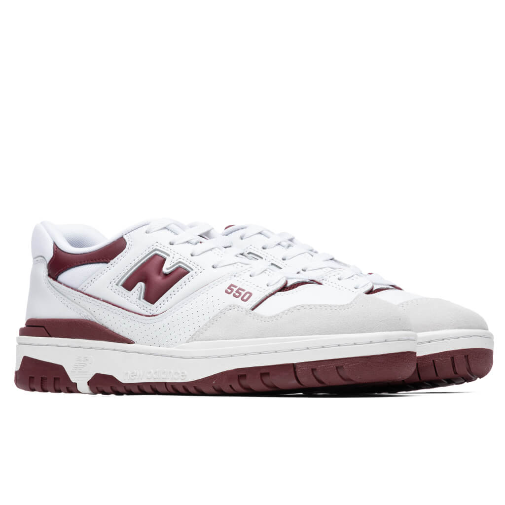 550 - White/Maroon