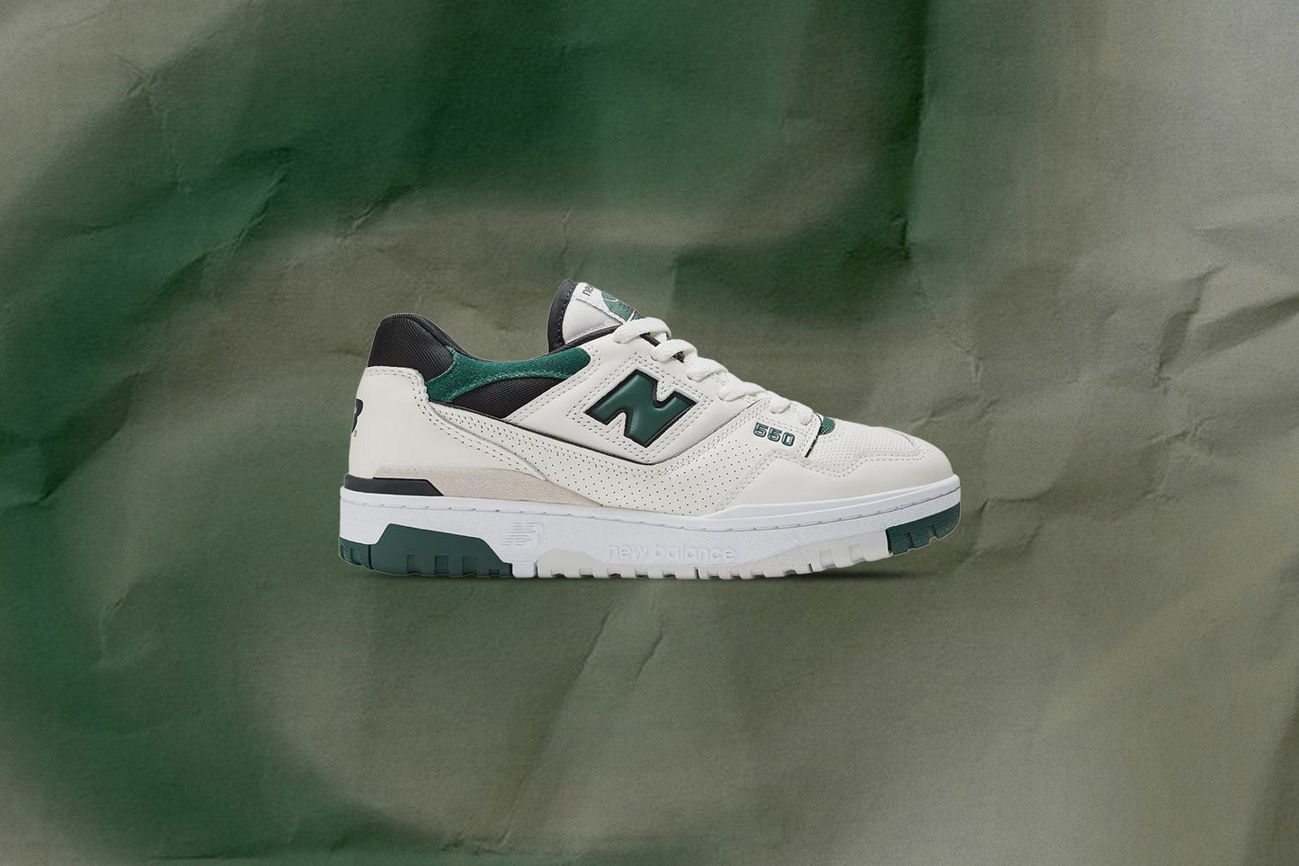 550 - Sea Salt/Pine Green/Black