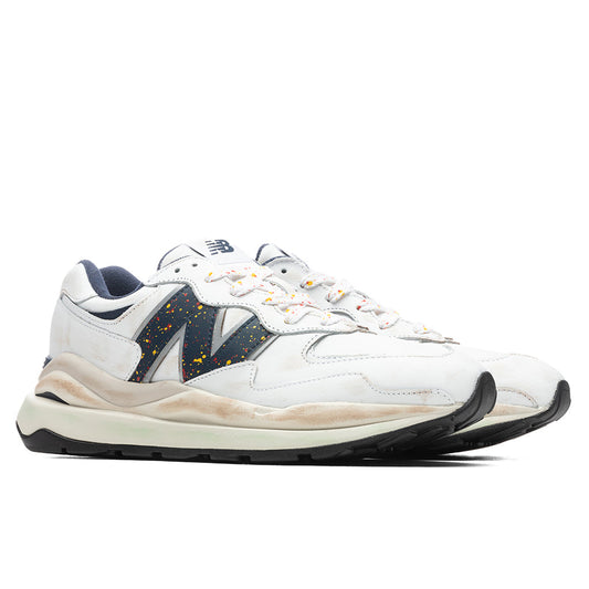 57/40 - White/Natural Indigo