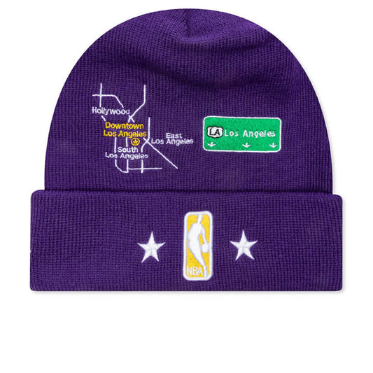 City Transit Knit Beanie - Los Angeles Lakers