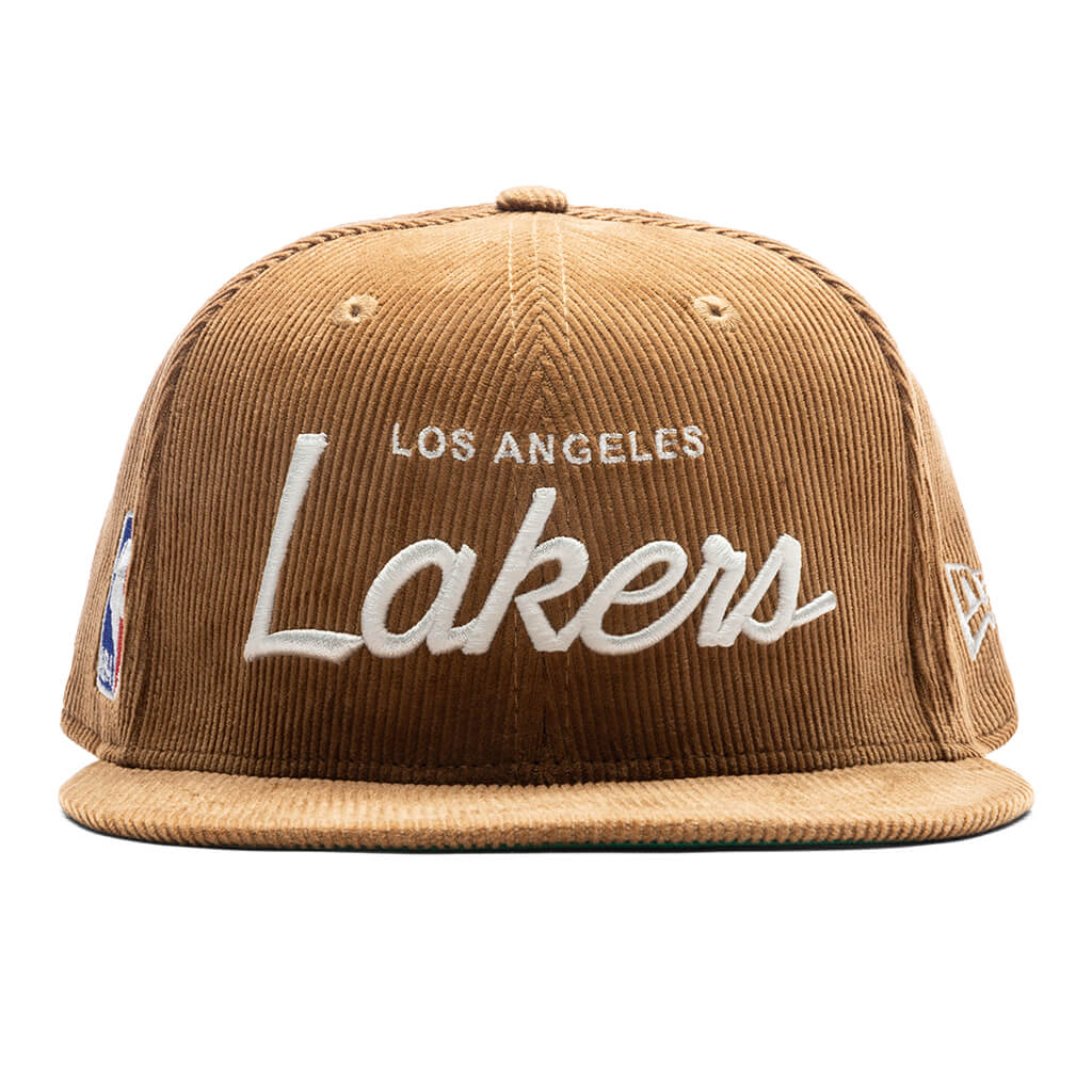 Corduroy Script 9Fifty Snapback - Los Angeles Lakers