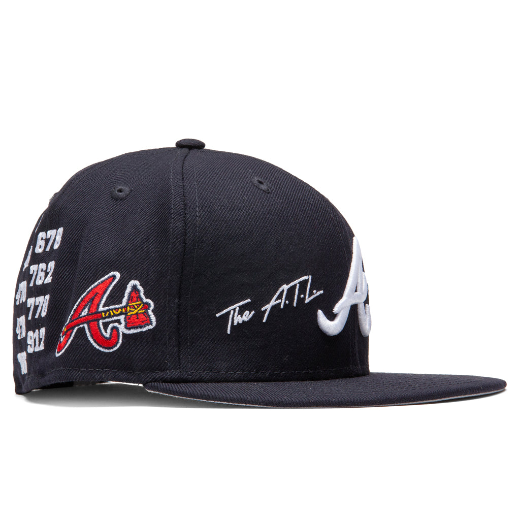 Icon Atlanta Braves 59FIFTY Fitted - Navy