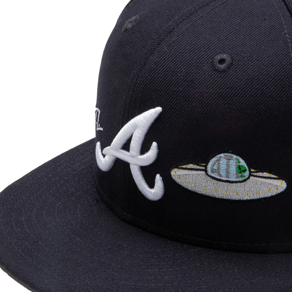 Icon Atlanta Braves 59FIFTY Fitted - Navy