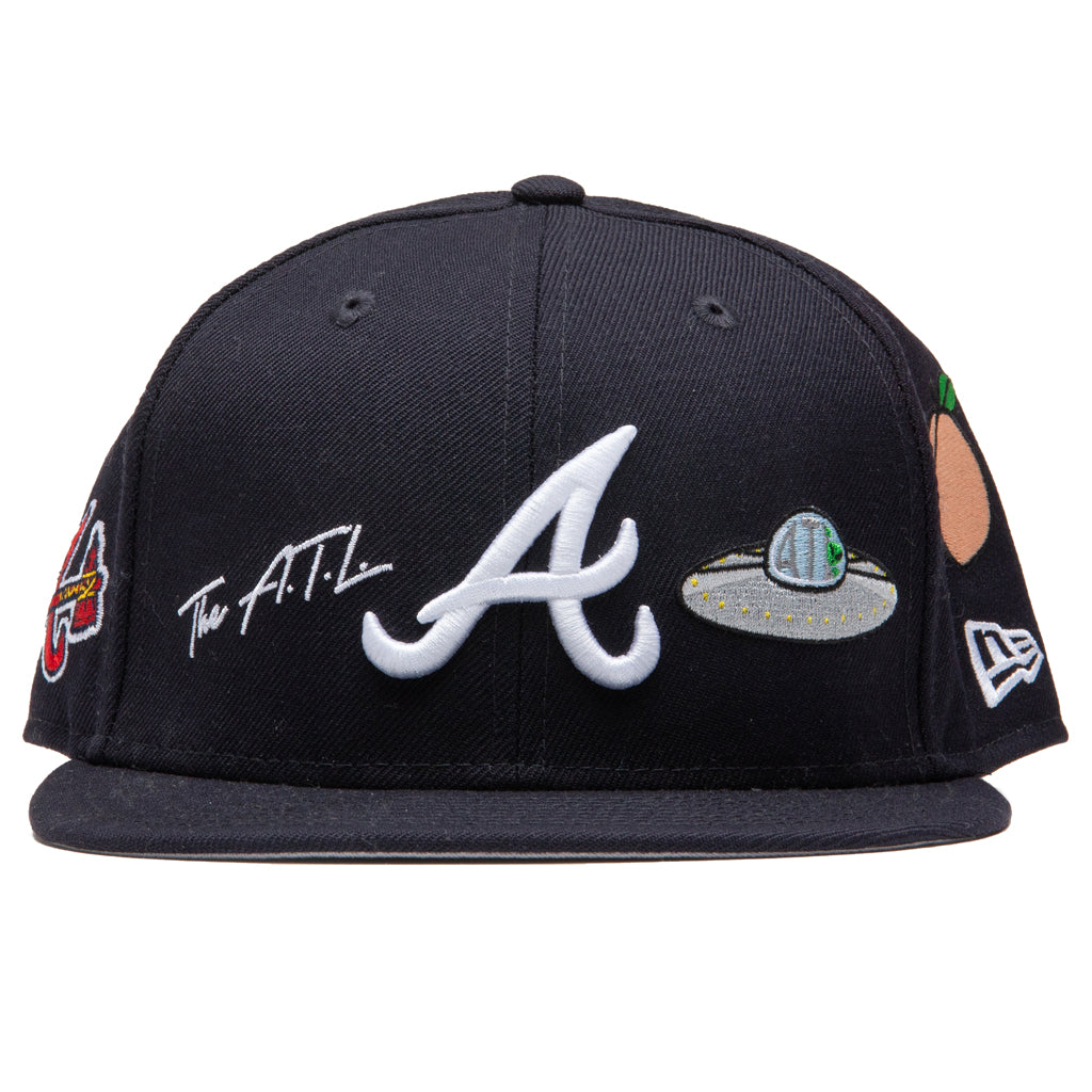Icon Atlanta Braves 59FIFTY Fitted - Navy