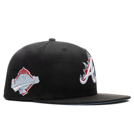 Team Fire 59FIFTY Fitted - Atlanta Braves
