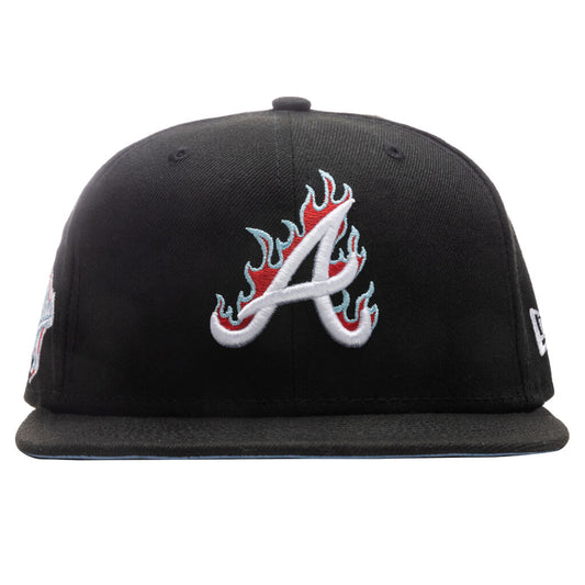 Team Fire 59FIFTY Fitted - Atlanta Braves