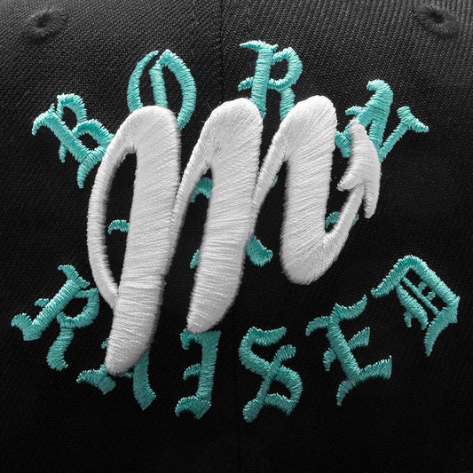 New Era x Born x Raised 59FIFTY LMB Diablos Rojos del México Layered Logo - Black