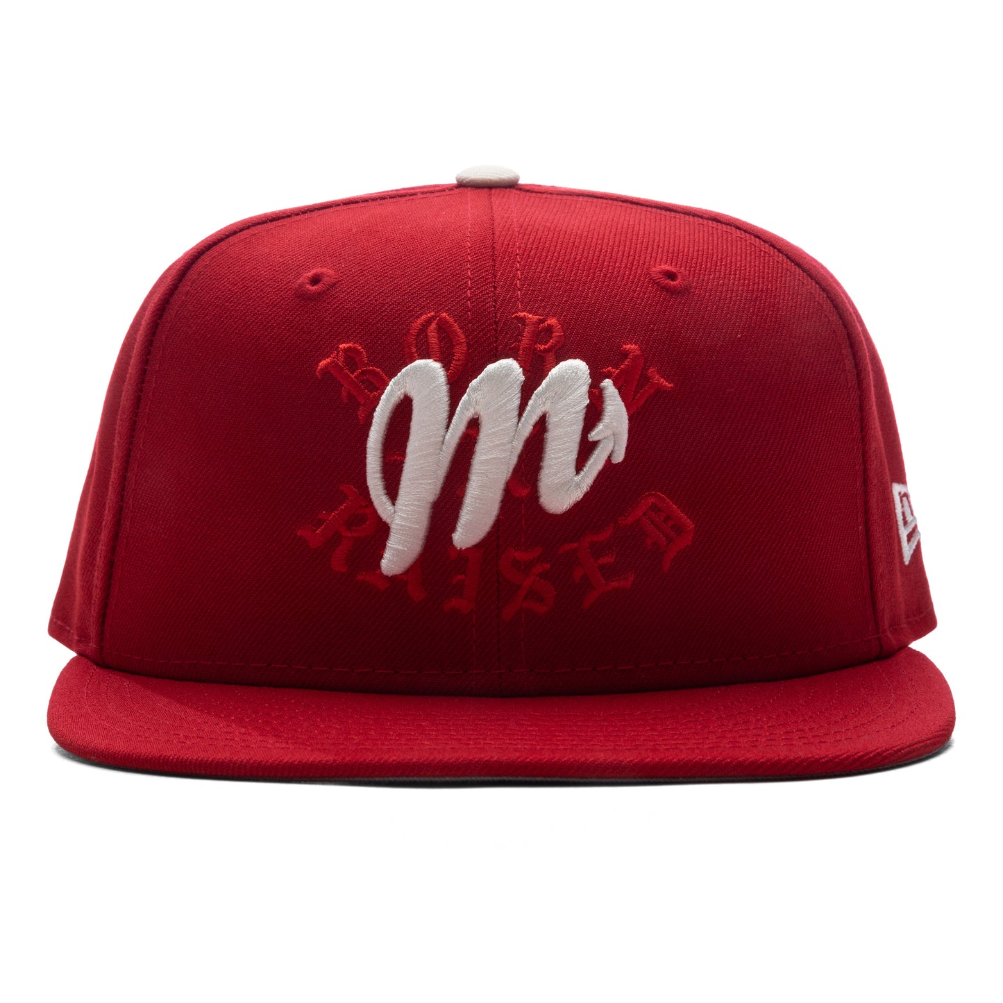 New Era x Born x Raised 59FIFTY LMB Diablos Rojos del México Layered Logo - Scarlet