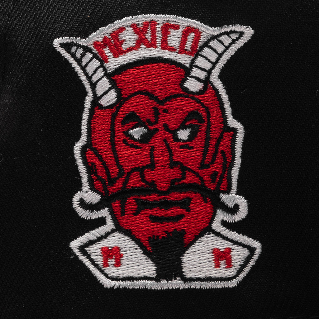 New Era x Born x Raised 59FIFTY LMB Diablos Rojos del México Wordmark - Black