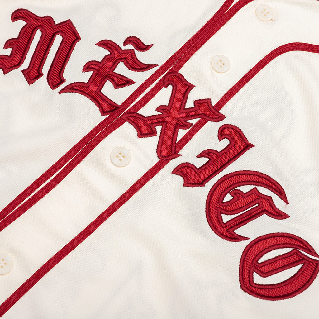 New Era x Born x Raised x Diablos Rojos del México Jersey - Cream