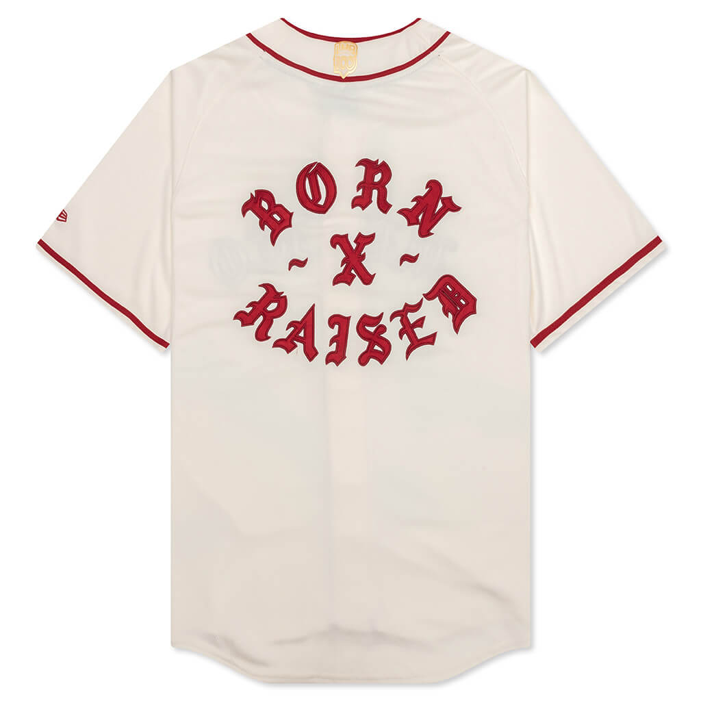 New Era x Born x Raised x Diablos Rojos del México Jersey - Cream