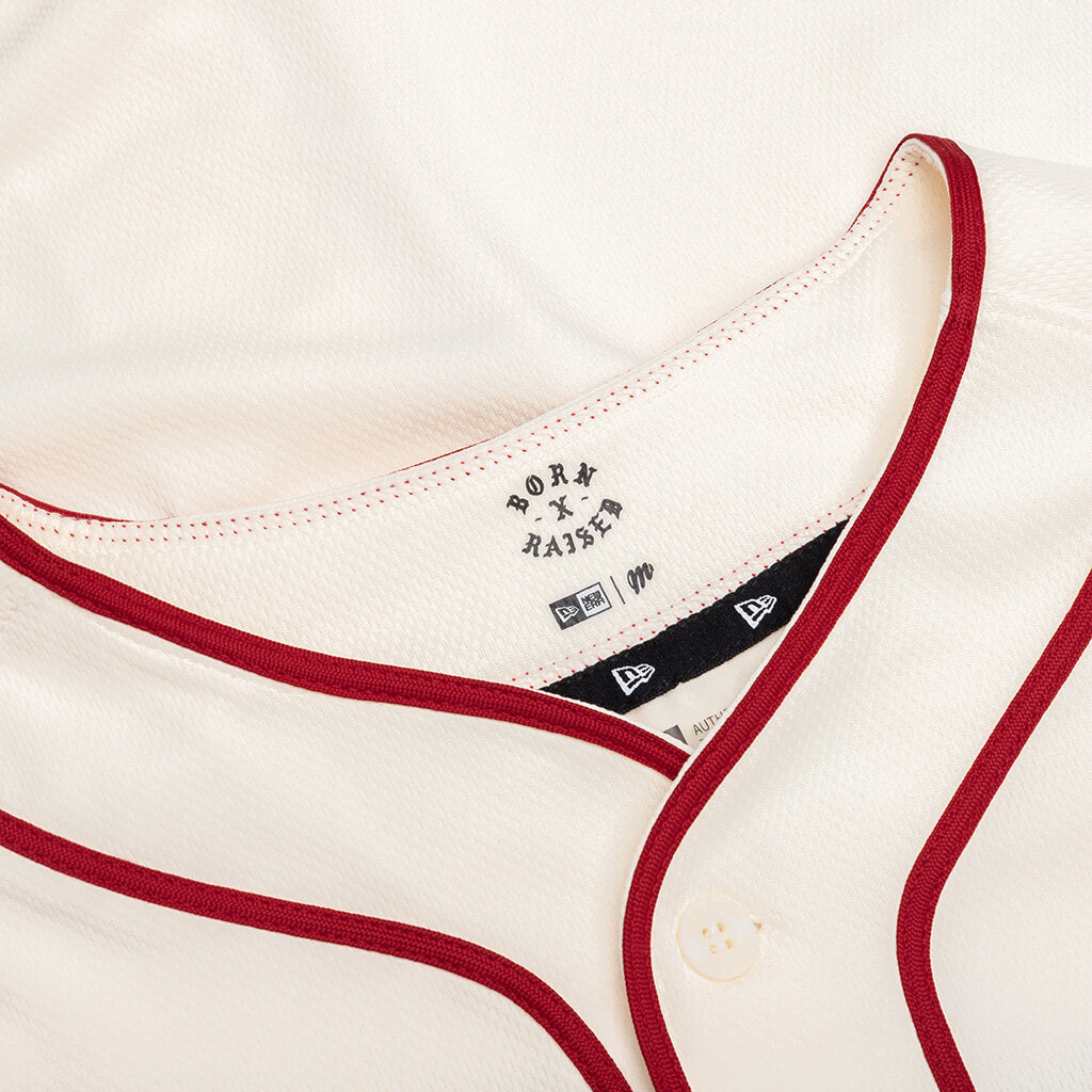 New Era x Born x Raised x Diablos Rojos del México Jersey - Cream