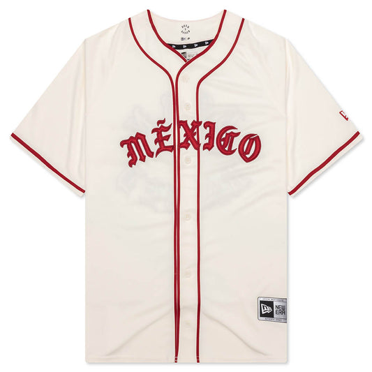 New Era x Born x Raised x Diablos Rojos del México Jersey - Cream