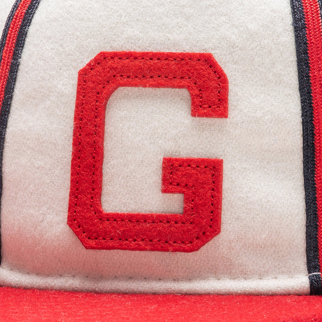 New Era x Fear of God Woven "FG Hat" - Cream/Red