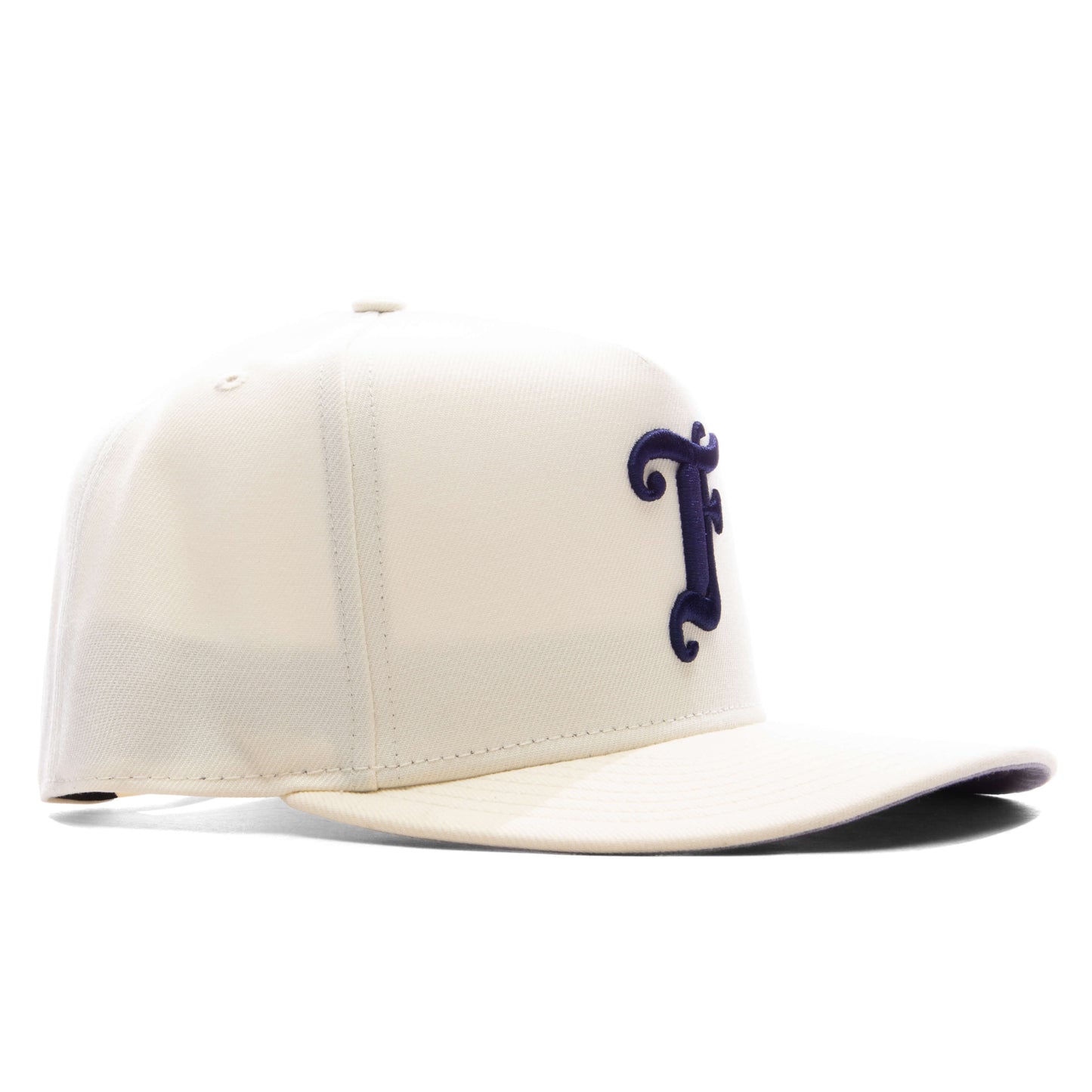 Feature x New Era 9FIFTY Curved A-Frame Old English F Snapback - Chrome
