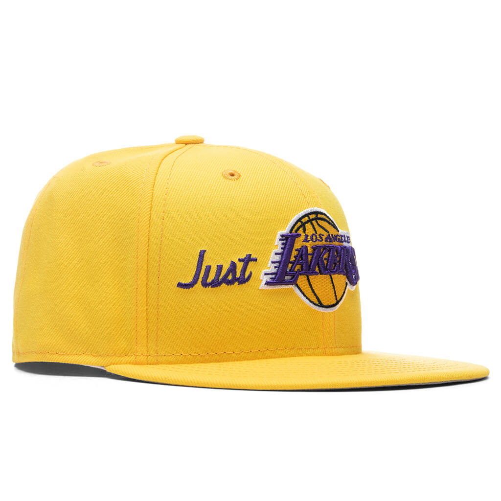 New Era x Just Don 59FIFTY Fitted - Yellow Los Angeles Lakers