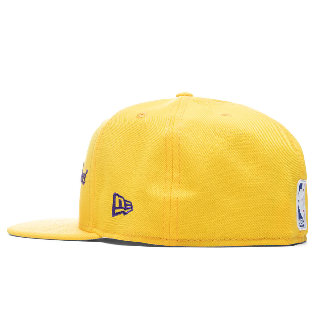New Era x Just Don 59FIFTY Fitted - Yellow Los Angeles Lakers