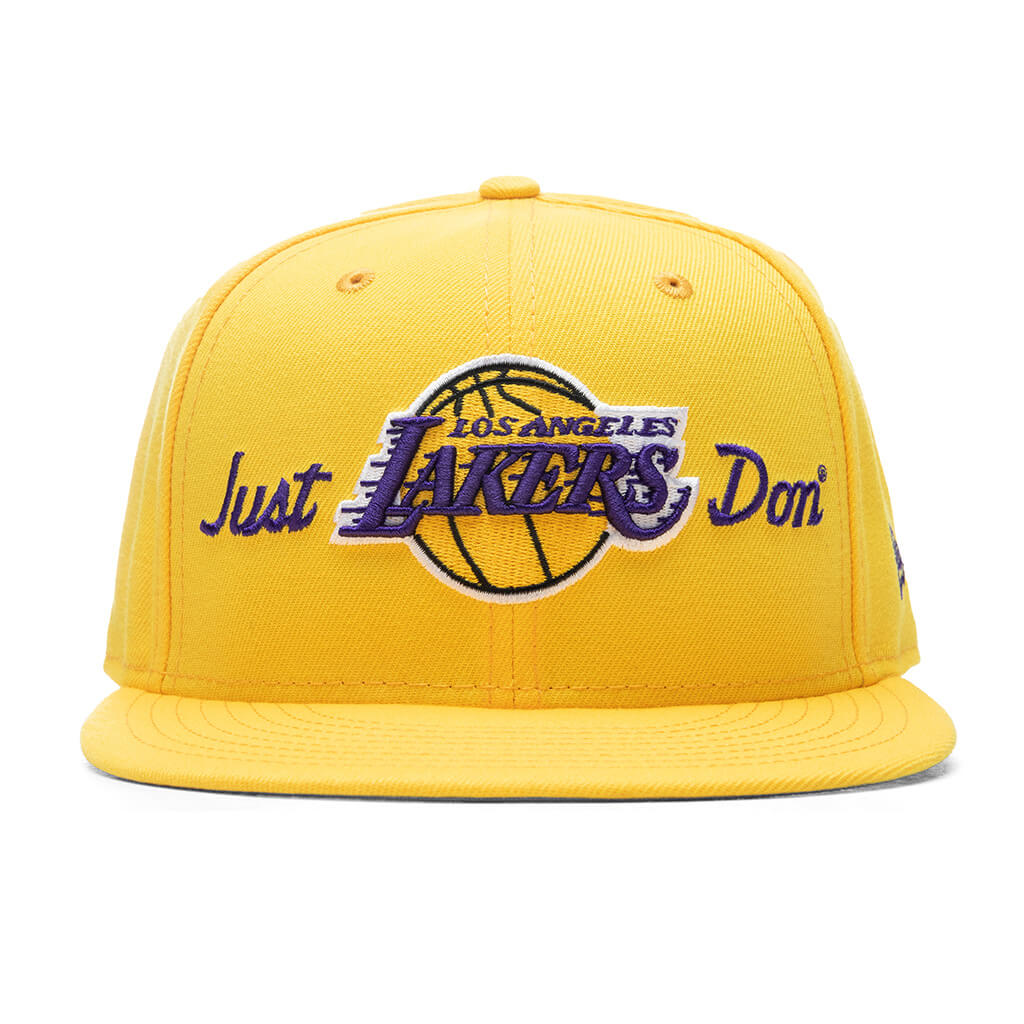 New Era x Just Don 59FIFTY Fitted - Yellow Los Angeles Lakers