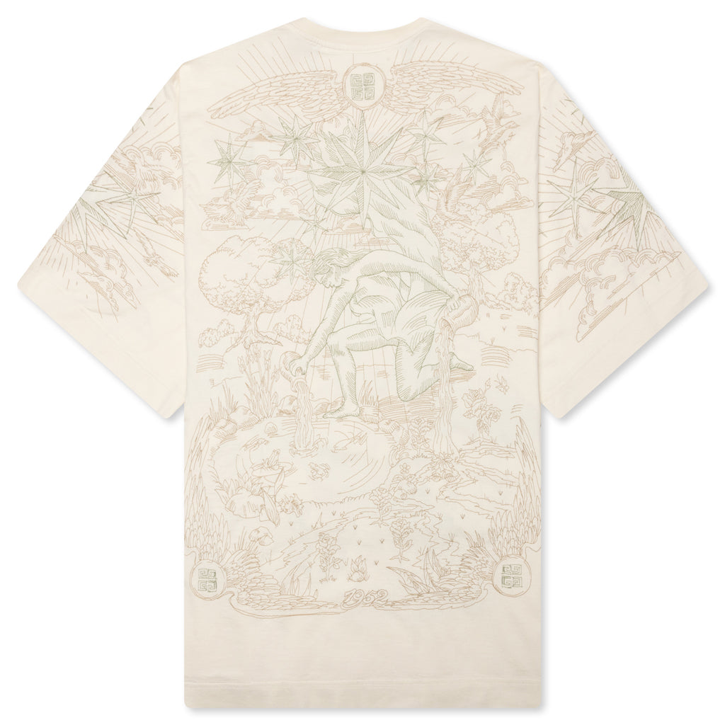 Tarot Print T-Shirt - Ivory