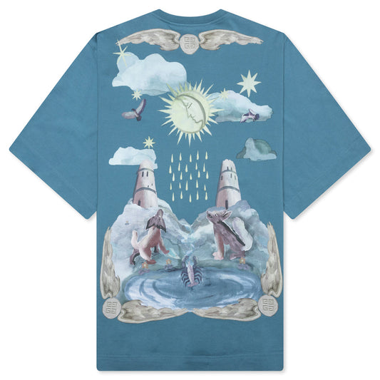 Sun Stars T-Shirt - Steel Blue