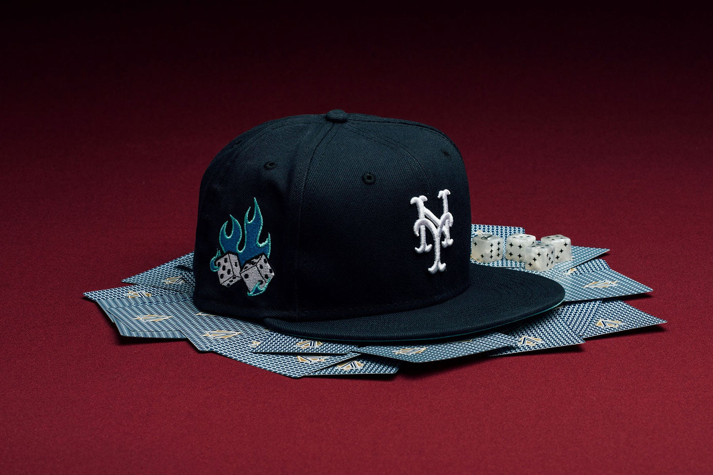 Feature x New Era Flaming Dice 59FIFTY Fitted - New York Mets