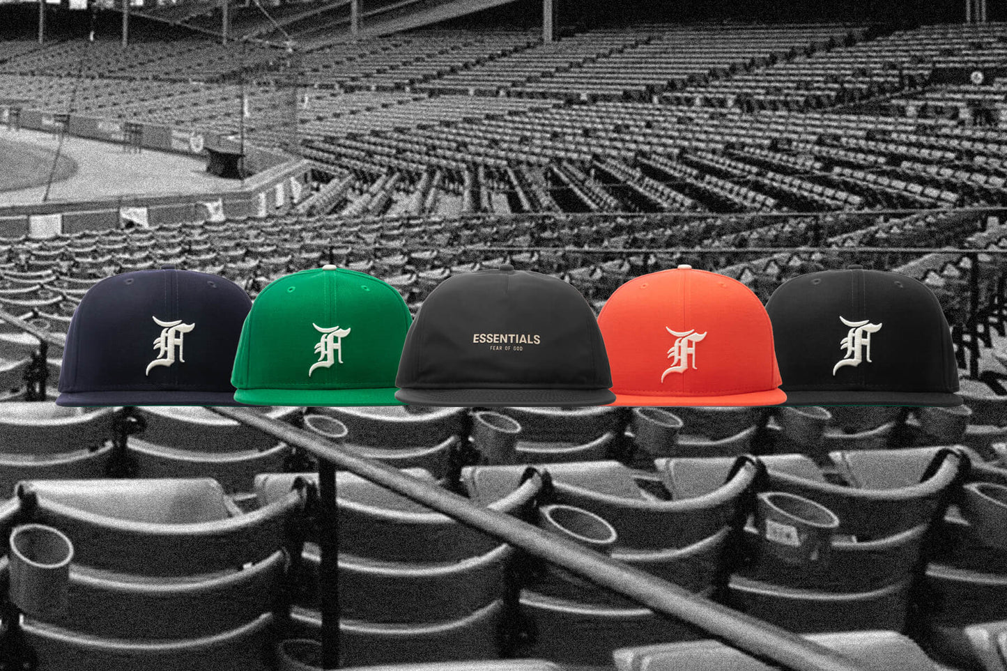 New Era x Fear of God Essentials RC A-Frame - Black