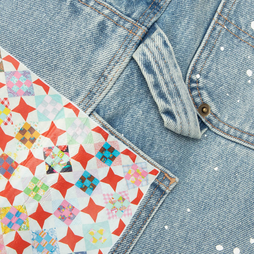 Nice Things Double Knee Jeans - Blue