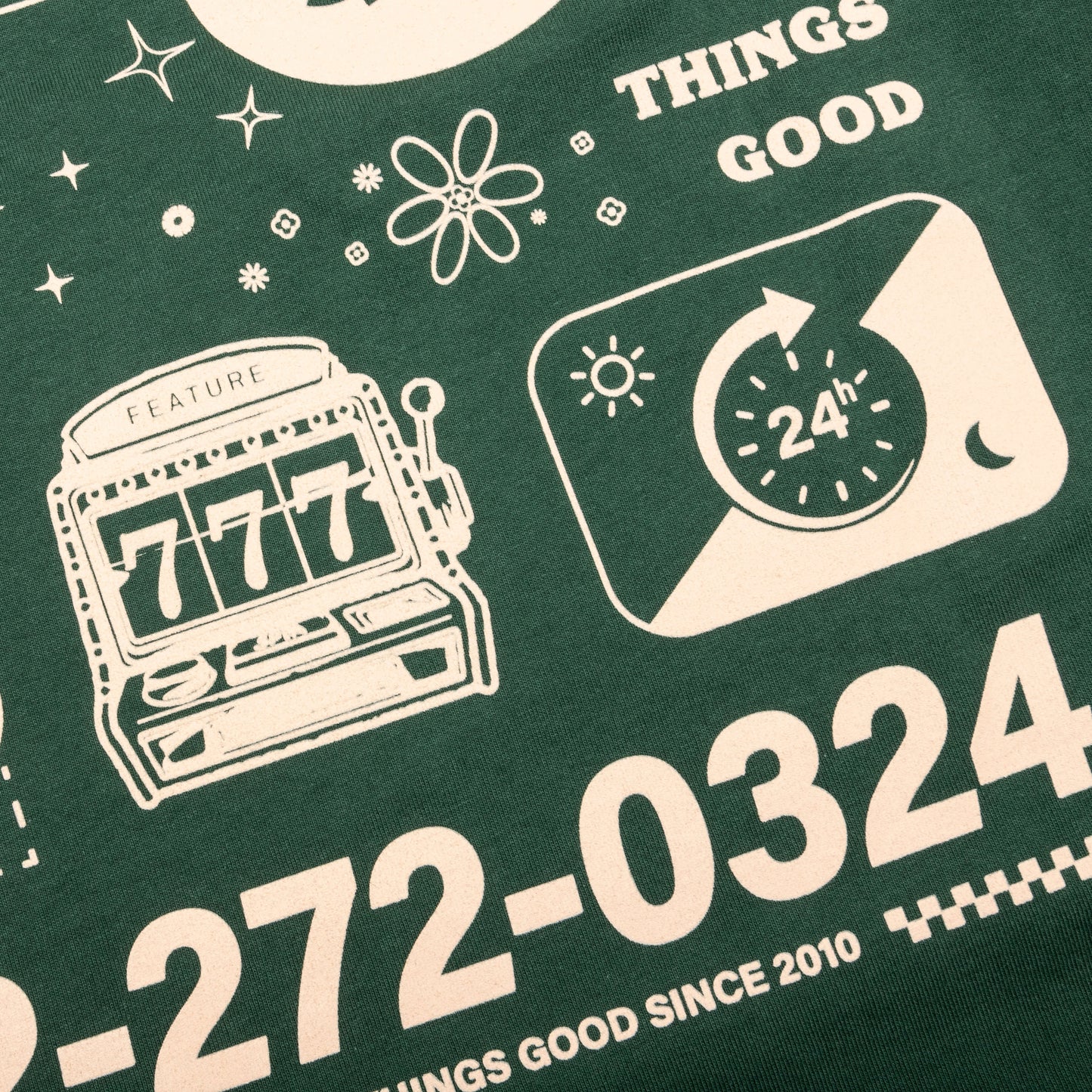Nightlife Ad Tee - Dark Green