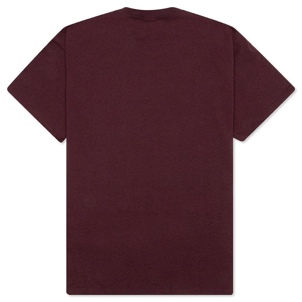 ACG NRG Ember S/S Tee - Deep Burgundy/Team Orange