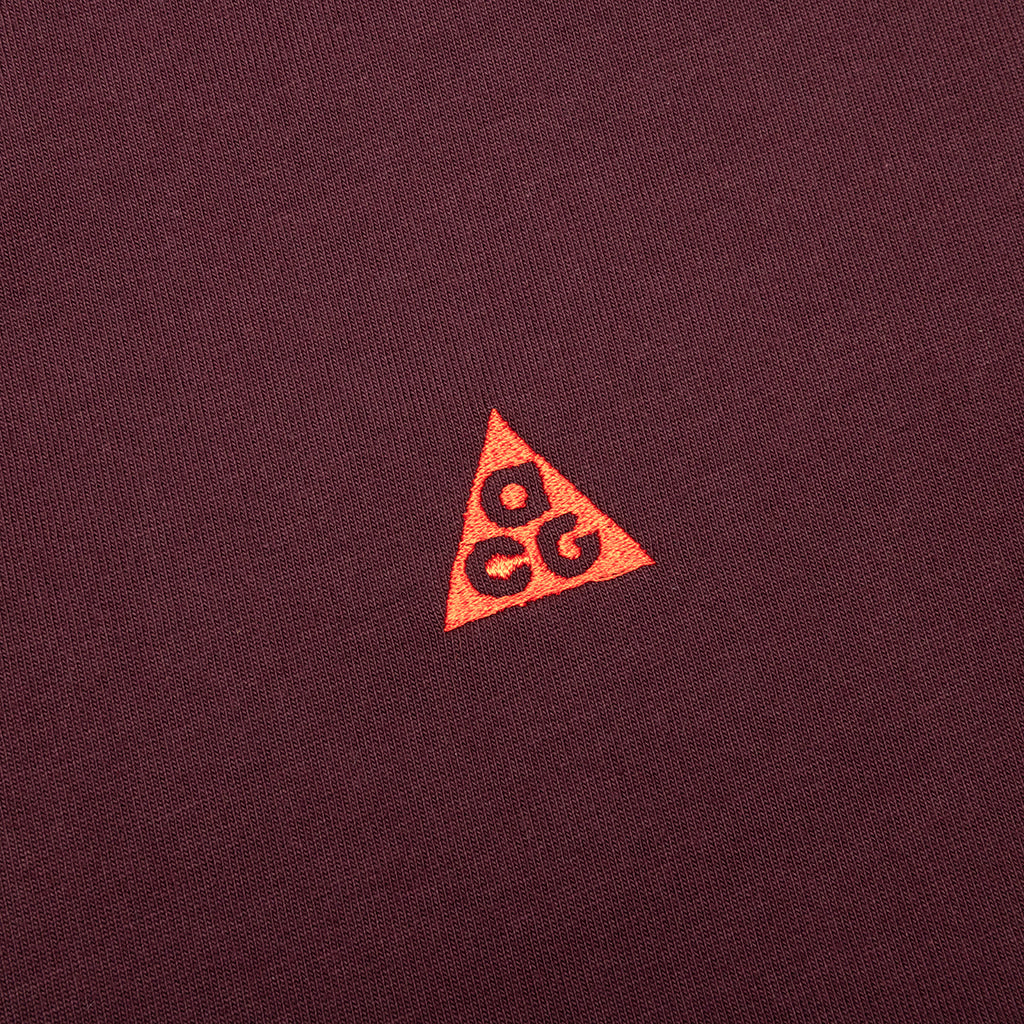 ACG NRG Ember S/S Tee - Deep Burgundy/Team Orange