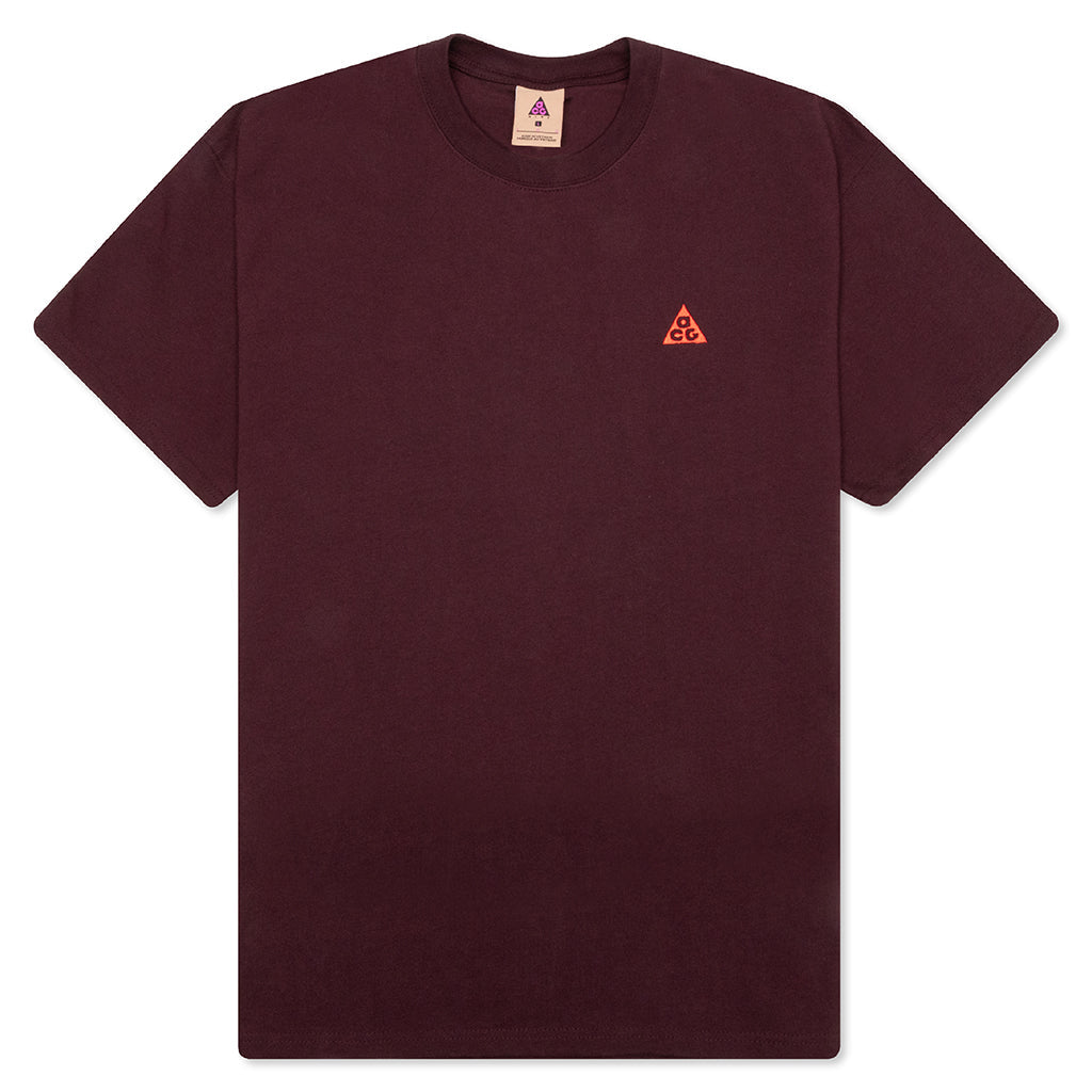 ACG NRG Ember S/S Tee - Deep Burgundy/Team Orange
