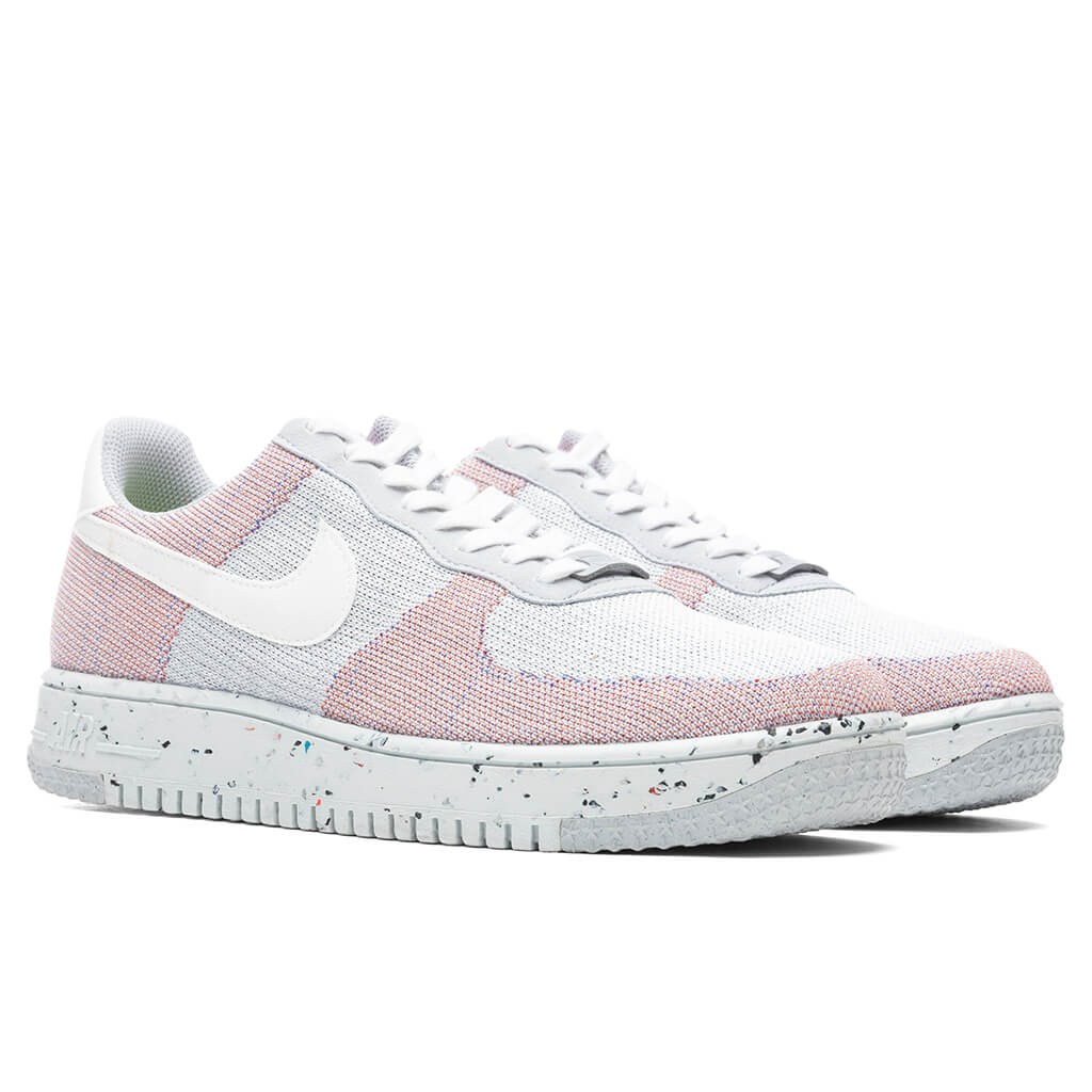 Air Force 1 Crater Flyknit - Wolf Grey/White
