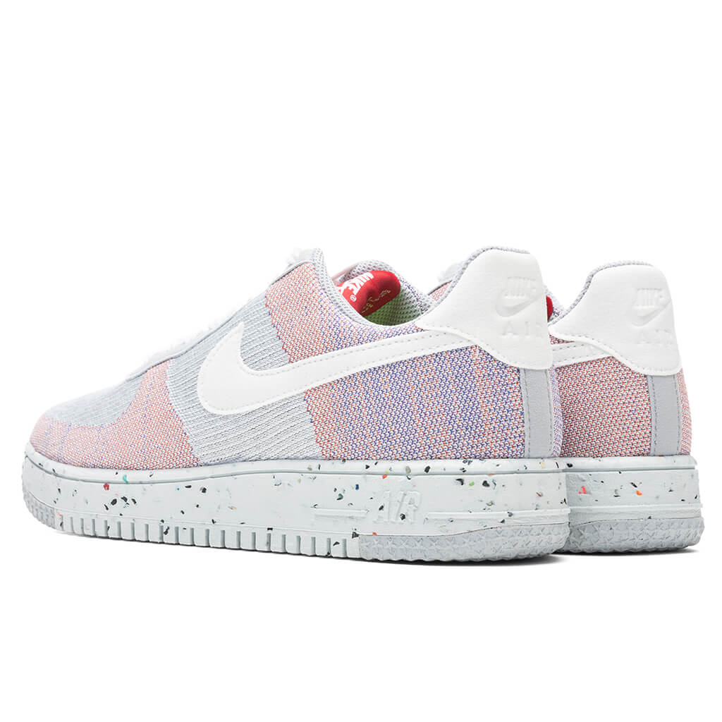 Air Force 1 Crater Flyknit - Wolf Grey/White